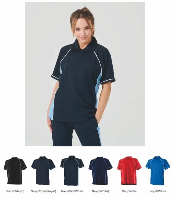 Finden & Hales LV372 Kids Performance Piped Polo